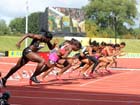 Start of the 100 metres, 2012 Samsung Diamond League, Birmingham.